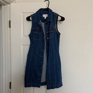 Universal Thread Blue Denim Sleeveless Dress